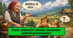 Ako dobre poznáte slovenské ľudové prirovnania? #1